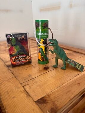 Green Dinosaur Reptile Toy - Realistic T-Rex Figure